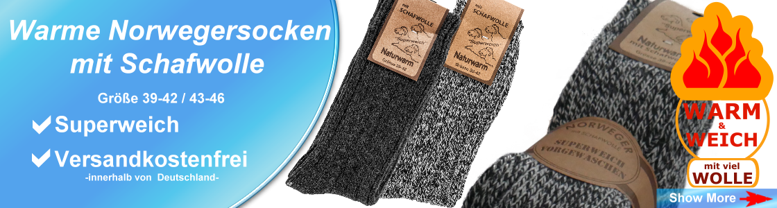 Norwegersocken Herren in Melange-Farben Schwarz-Braun-Grau-Anthrazit-Indigo